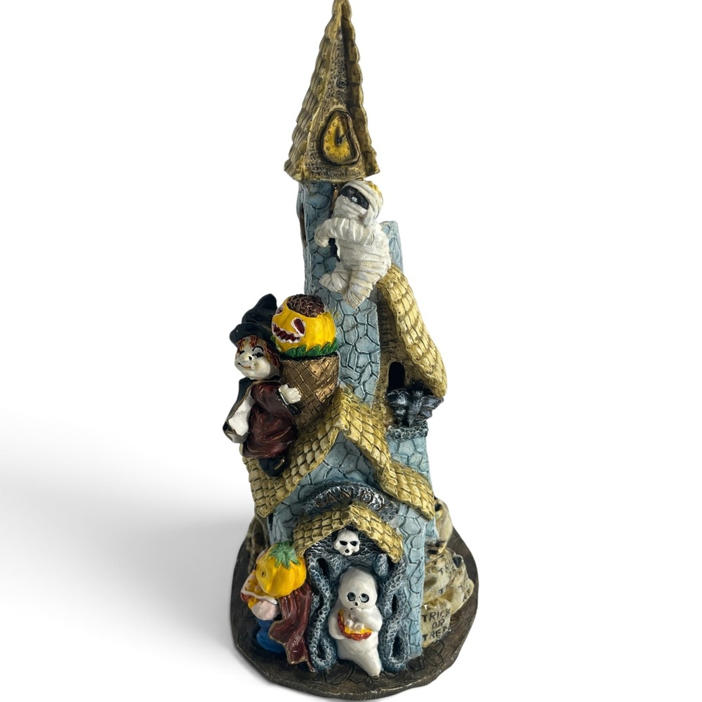 Sterling Inc Halloween Haunted Castle Resin Figurine Mummy Ghost Witch